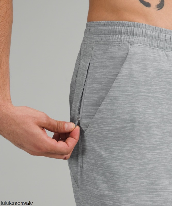 Lululemon Deutschland DELULU826 | Lululemon Deutschland Heather Allover Sea Pace Breaker Gefüttert Kurz 7